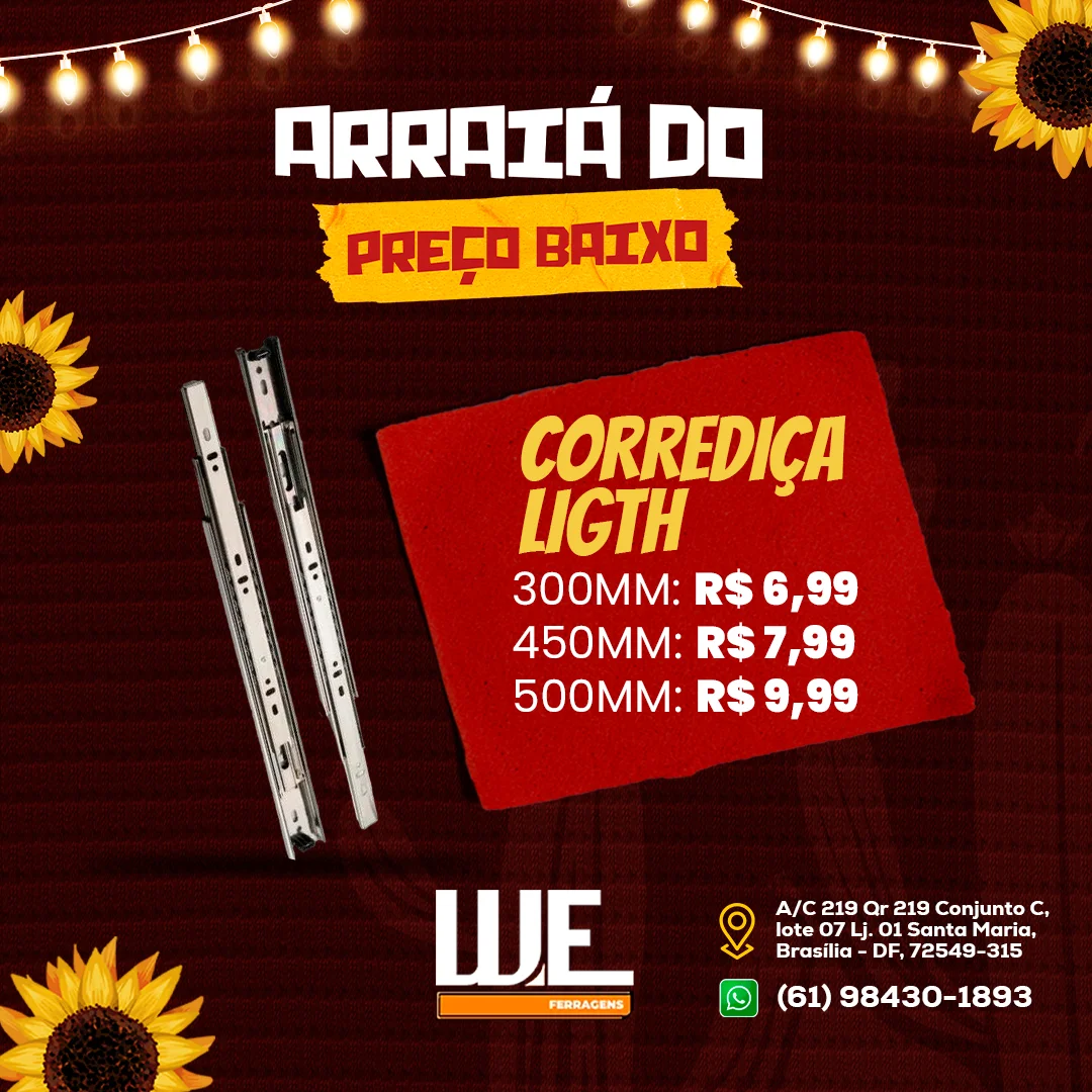 Promoção WE Ferragens 1
