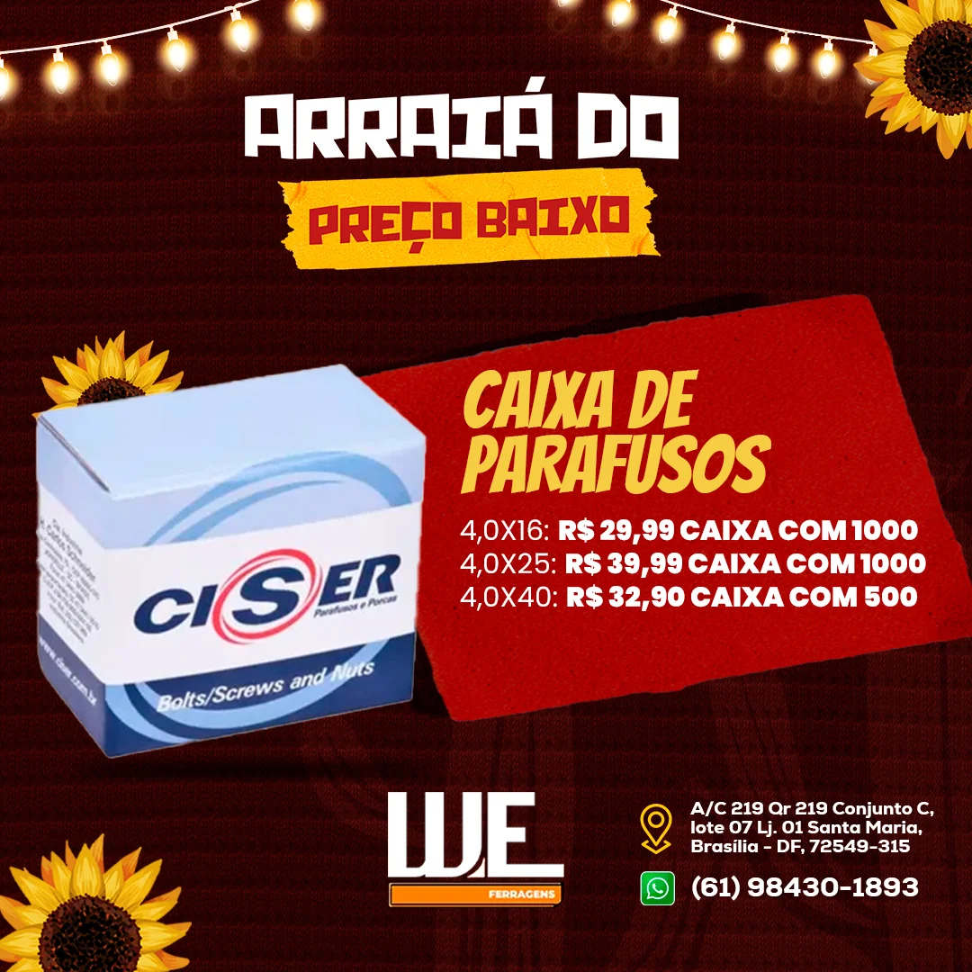 Promoção WE Ferragens 12