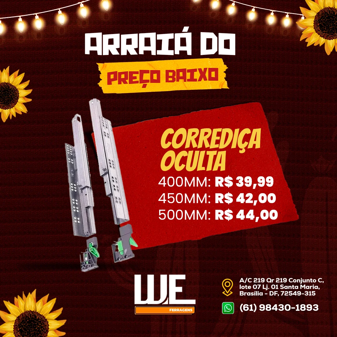 Promoção WE Ferragens 2