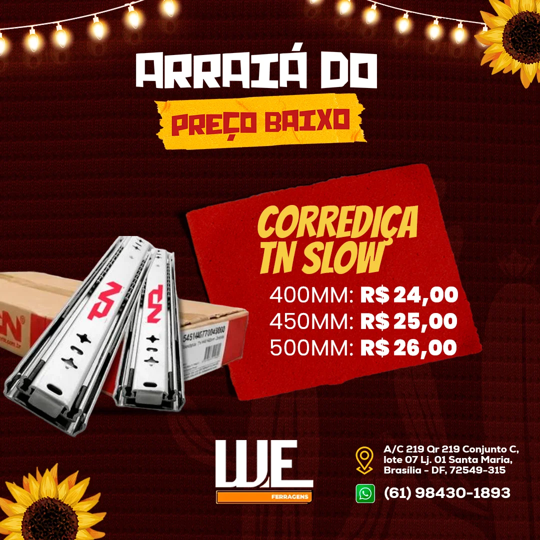 Promoção WE Ferragens 3