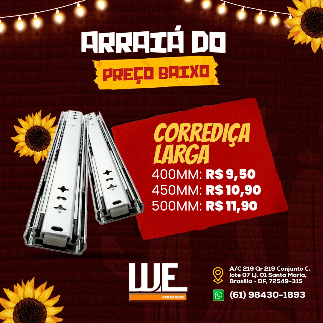Promoção WE Ferragens 4